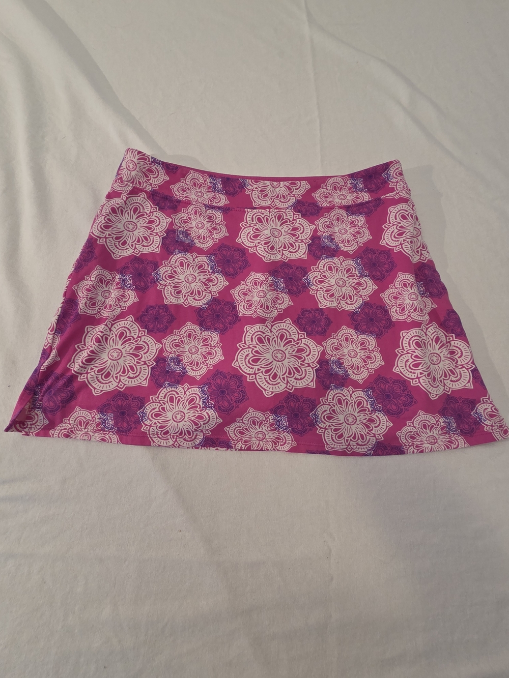 Tranquility by Colorado Clothing Pink Floral-Print Skort